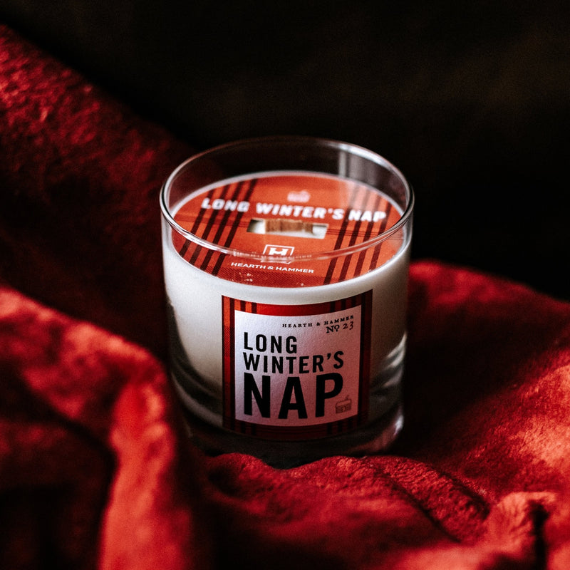 Long Winter's Nap Literary Soy Candle