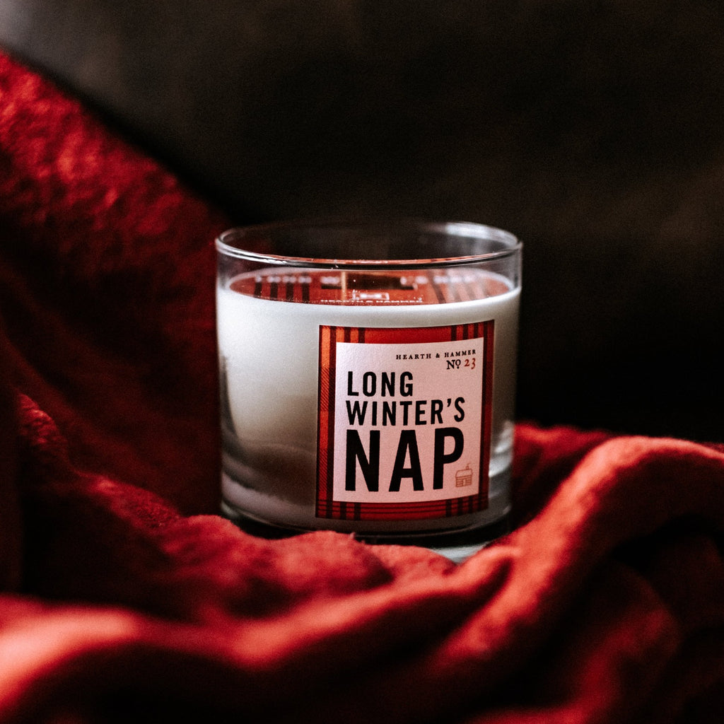 Long Winter's Nap Literary Soy Candle