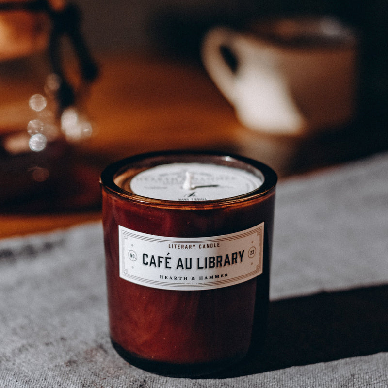 Café Au Library Literary Soy Candle