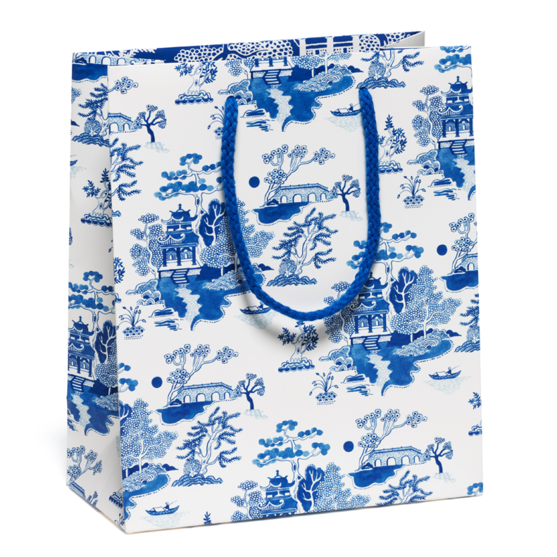 Blue Chinoiserie Gift Bag