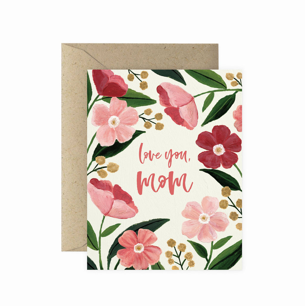 Love You Mom Poppy Card