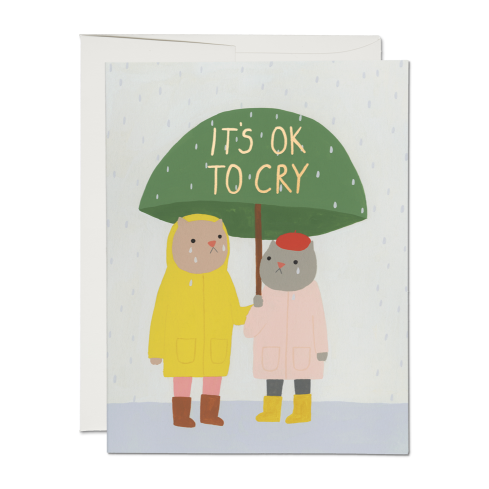 It's OK to Cry Sympathy Card