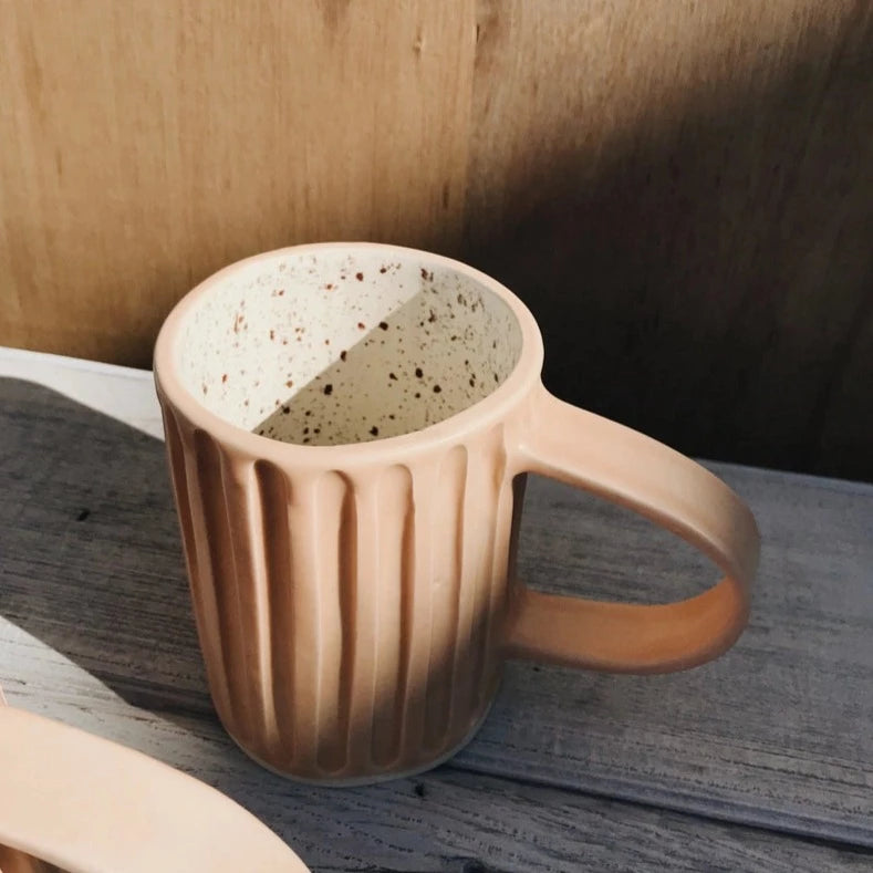 Ceramic Lined Mug in Blush