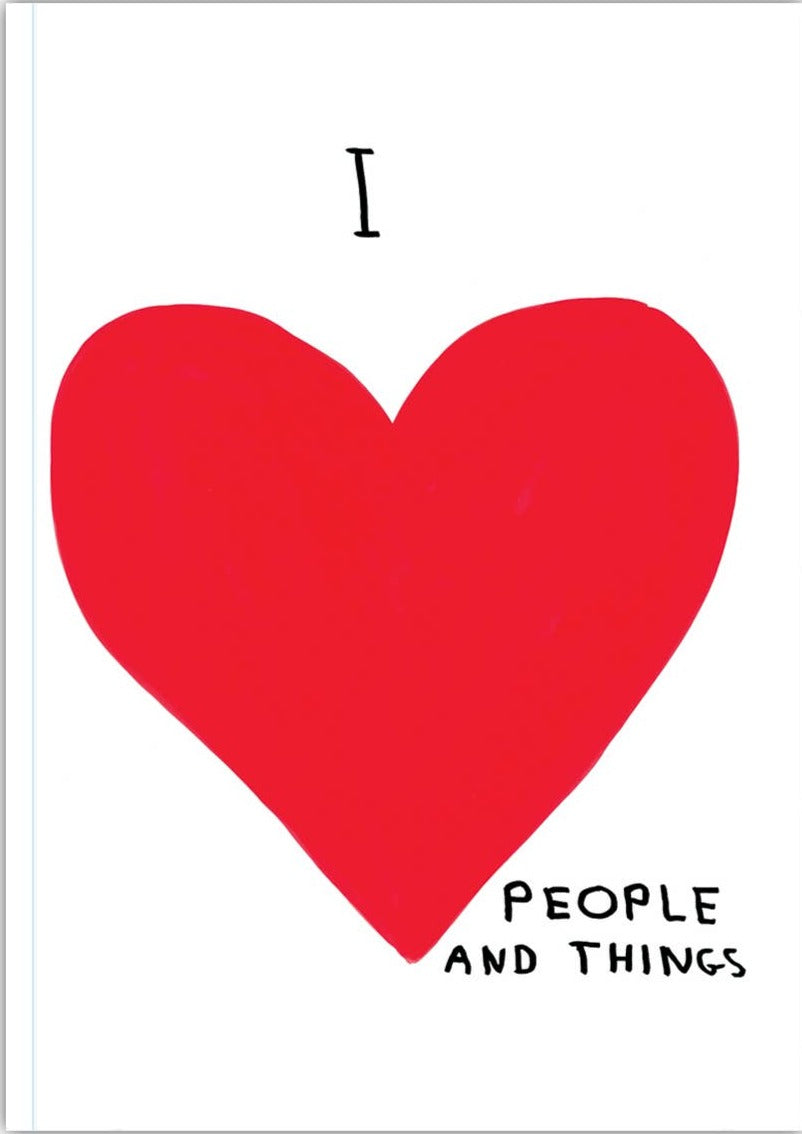 David Shrigley I Love People Notebook