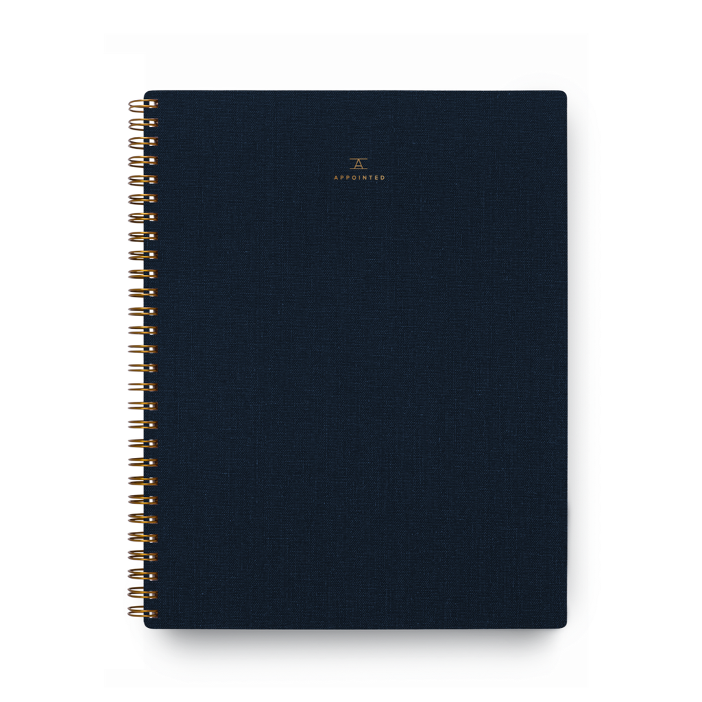 The Lined Notebook - Oxford Blue