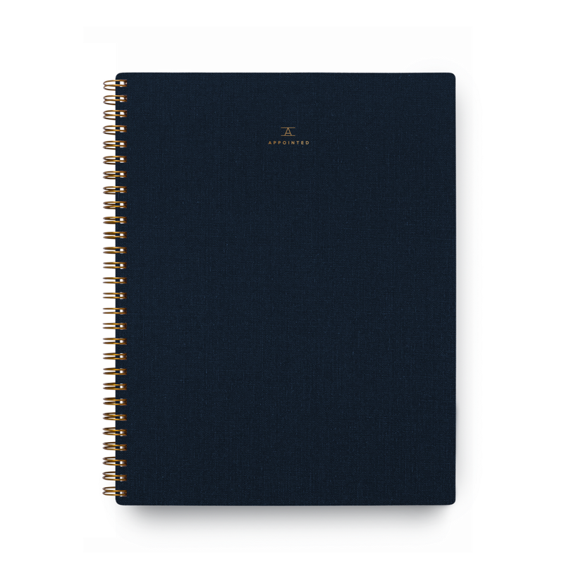 The Lined Notebook - Oxford Blue