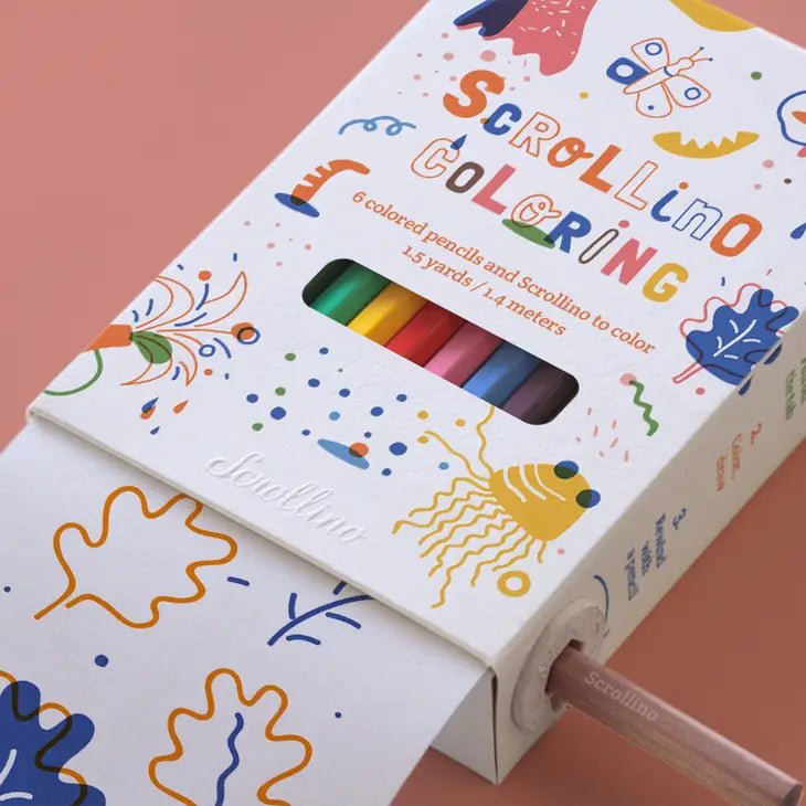 Scrollino Coloring Book for Kids