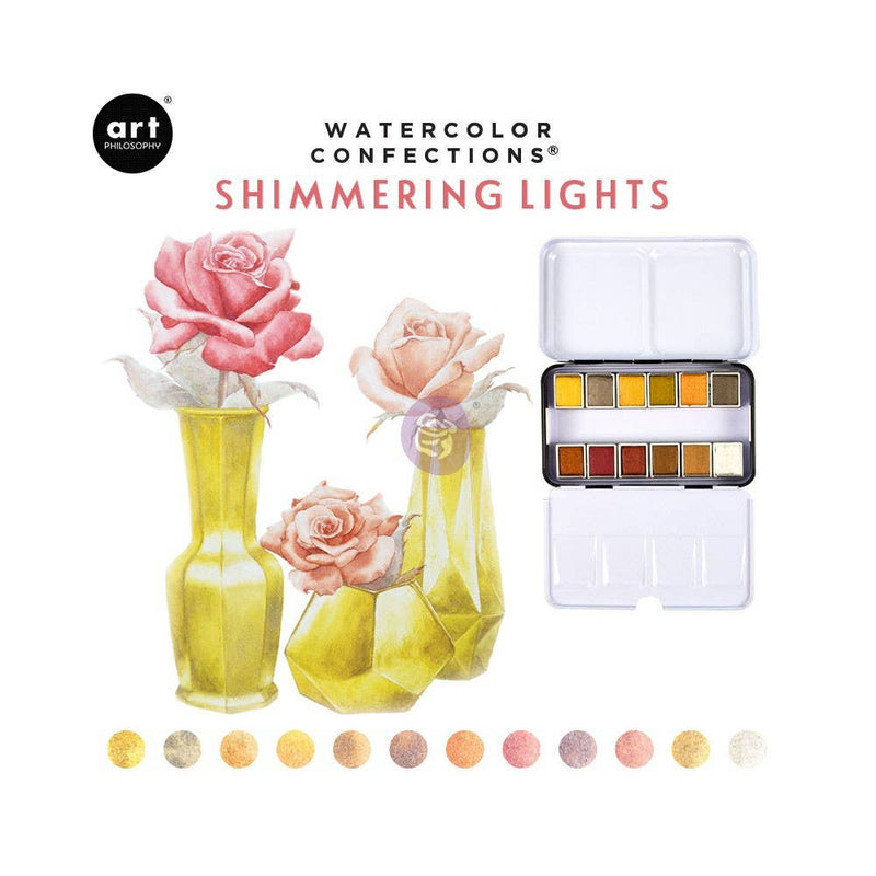 Shimmering Lights Watercolor Confections