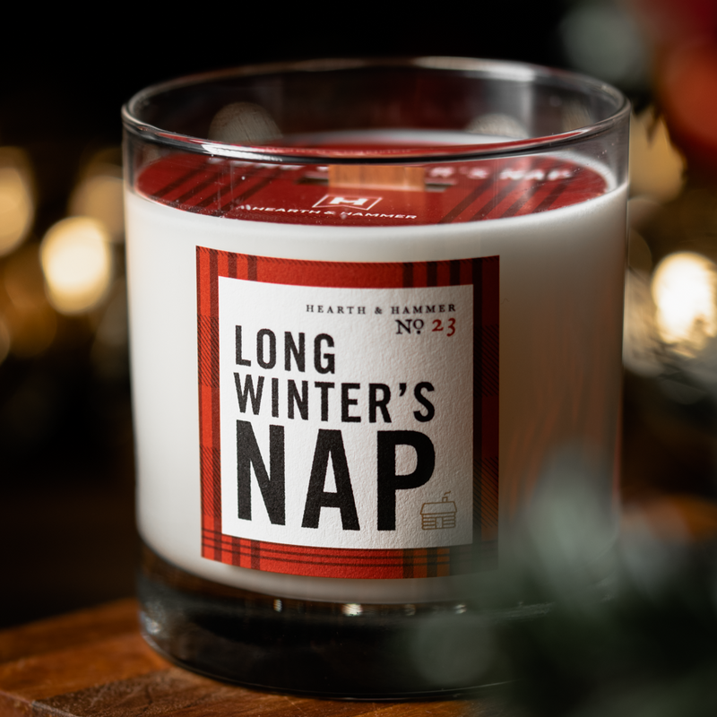 Long Winter's Nap Literary Soy Candle