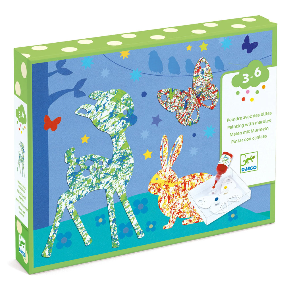 Colorful Parade Painting with Marbles Set