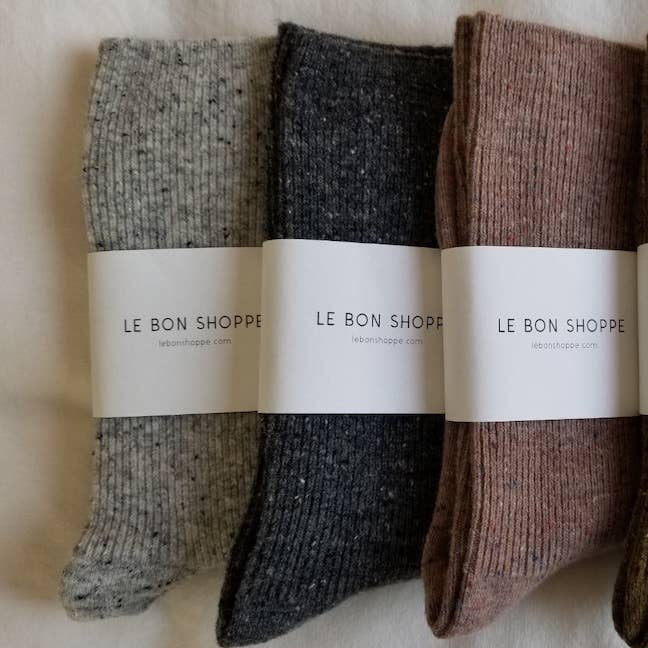 Charcoal Snow Socks
