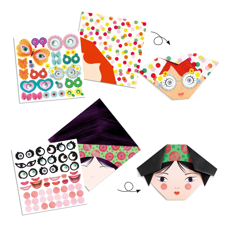 Pretty Faces Origami Craft Kit